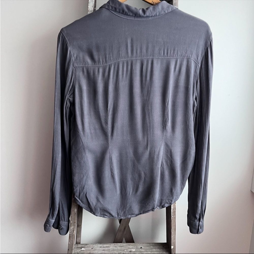James Perse Gray Button Top - Picture 4 of 6